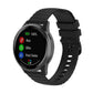 Universal Wave Pockmark Texture Silicone Watch Band, 20mm, 22mm