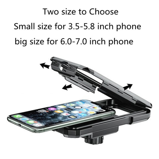 Motorcycle / Bicycle Handlebar Wireless Charging Waterproof Box Mobile Phone Holder, M18S-A1, M18L-A1