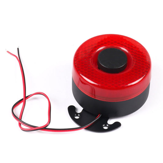 Red LED reversing horn with black base and attached red/black wires