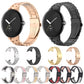 Three-strand metal watch band multipack with gold and black tones