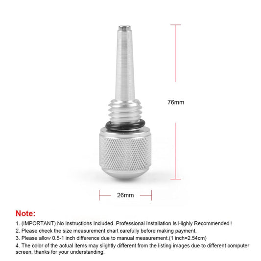 For WEN Yamaha Predator M18 x 2.5 Inverter Generator Magnetic Dipstick