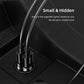 awei C-826 mini dual USB car charger plugged into car socket, compact design