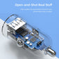awei C-826 mini dual USB car charger cutaway showing circuit board and ports