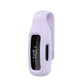 Light purple silicone protective clip case cover with screen cutout for fitness tracker