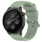 Pine green silicone watch band with metal buckle for 22mm straps