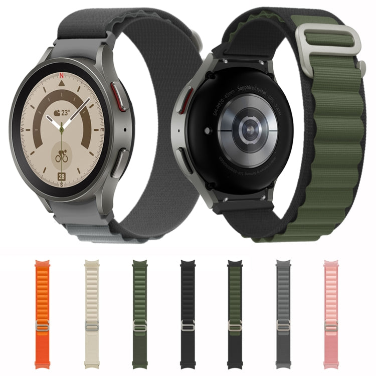 For Samsung Galaxy Watch5 / Watch5 Pro / Watch4 / Watch4 Classic Universal Nylon Loop Watch Band