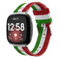 Universal Stripe Nylon Watch Band, For Fitbit Versa 4 / Sense 2
