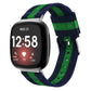 Universal Stripe Nylon Watch Band, For Fitbit Versa 4 / Sense 2