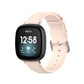 Genuine Leather Watch Band, For Fitbit Versa 4 / Sense 2