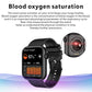 Black smartwatch showing blood oxygen saturation 97% on the screen