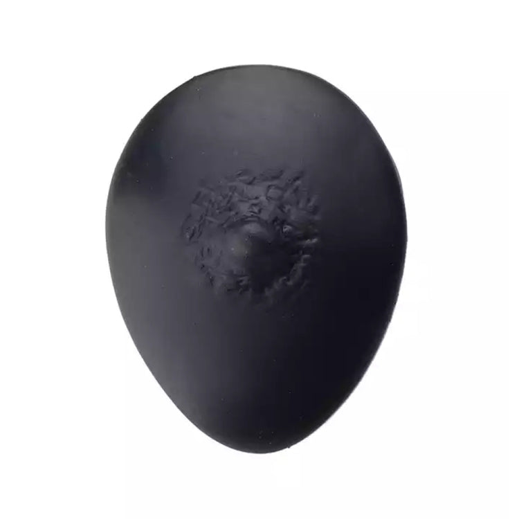 Black silicone nipple feature with textured raised center.