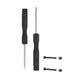 Black strap connecting rod tool set: two drivers, rods, and mounting screws