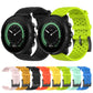 Set of breathable silicone watch straps with perforations in multiple colors