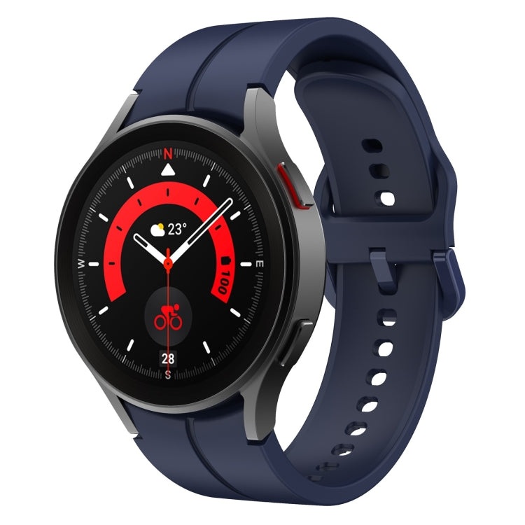 Colorful Buckle Silicone Watch Band, For Samsung Galaxy Watch 5 Pro 45mm
