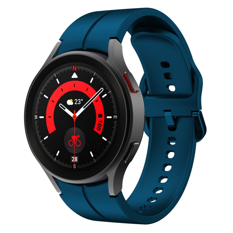 Colorful Buckle Silicone Watch Band, For Samsung Galaxy Watch 5 Pro 45mm
