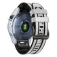 Quick Release Silicone Leather Watch Band, For Garmin Fenix 7