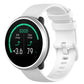 Silicone wrist strap watchband, 20mm, white with plaid texture