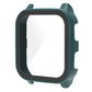 Pine green tempered glass watch case with black protective frame for smartwatch