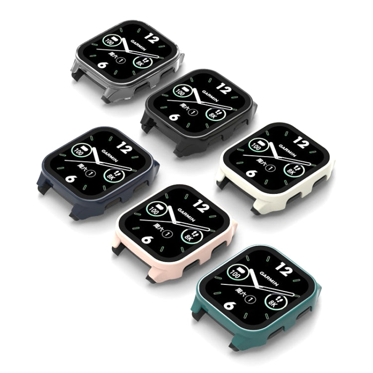 Protective tempered glass watch case for smartwatch, multiple colors, front fit view