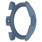 Half coverage PC watch protective case, blue—rear frame with cutouts and mounting tabs