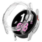 Half coverage PC watch protective case, transparent—edge guard with side grips and cutouts