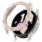 Half coverage PC watch protective case, starlight beige—protective frame for watch edges