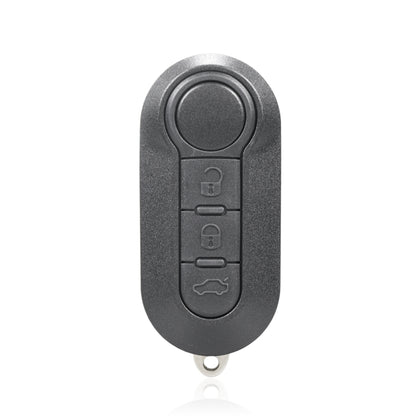 For Fiat 3 Button Folding Car Key Case Remote Control Shell SIP22, Black Switch Button, White Switch Button, Black Special Button, White Switch Trunk Button