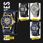 OCHSTIN 7010C Pilot Series Hollow Mechanical Men Watch