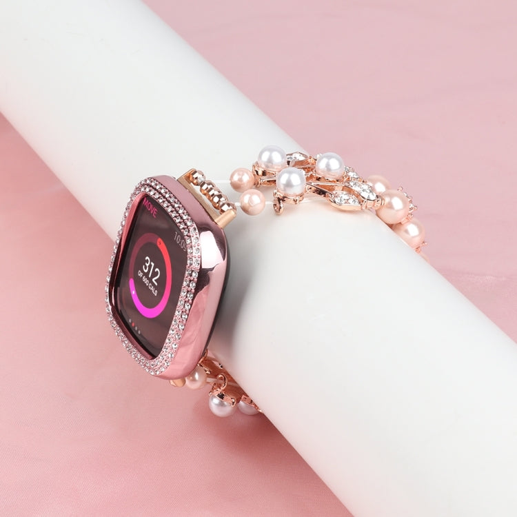 Pearl Bracelet Watch Band, For Fitbit Versa 3 / Sense