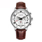 Multifunctional Quartz Men Leather Watch, Ochstin 6050B