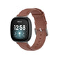 Genuine Leather Watch Band, For Fitbit Versa 3 / Sense