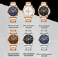 Assorted OCHSTIN men's quartz watches with mixed dial colors and steel bands