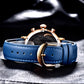 Multifunctional Quartz Waterproof Men Leather Watch, OCHSTIN 6076C