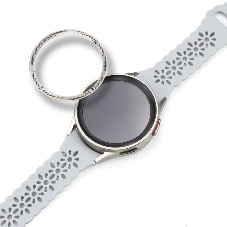 Compass Scale Metal Watch Bezel, For Samsung Galaxy Watch 5 Pro