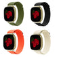 Universal Loop Nylon Watch Band, For Fitbit Versa 3 / Sense, For Fitbit Versa 4 / Sense 2