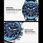 Multifunctional Quartz Waterproof Men Leather Watch, OCHSTIN 6117C