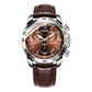 Multifunctional Quartz Waterproof Luminous Men Leather Watch, OCHSTIN 6123C