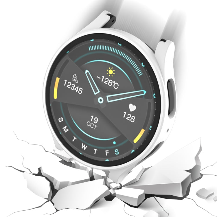 Hollow watch protective case, white bumper for 45mm Watch5 Pro with cutouts