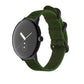 Woven Nylon Steel Buckle Watch Band, For Google Pixel Watch 5 / 4 / 3 / 2 / 1 41mm