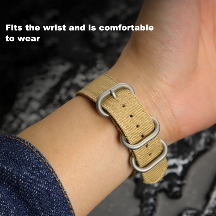 Woven Nylon Steel Buckle Watch Band, For Google Pixel Watch 5 / 4 / 3 / 2 / 1 41mm