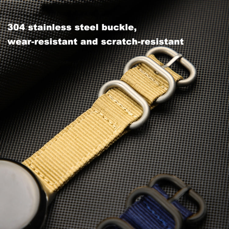 Woven Nylon Steel Buckle Watch Band, For Google Pixel Watch 5 / 4 / 3 / 2 / 1 41mm