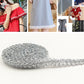 WG000108 Polyester Silk Centipede Shape Lace Belt DIY Clothing Accessories, Size: 5000 x 0.8cm