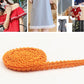WG000108 Polyester Silk Centipede Shape Lace Belt DIY Clothing Accessories, Size: 5000 x 0.8cm