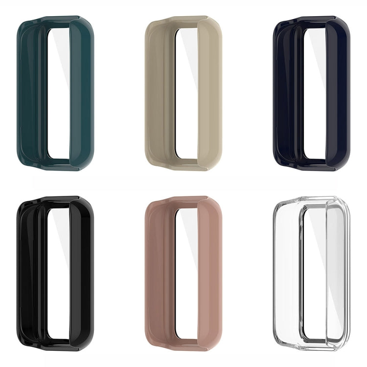 Protective tempered-glass watch case for Amazfit Band 7, assorted colors
