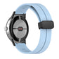 Light blue silicone folding buckle watch band for 41mm Google Pixel Watch