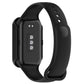 Tempered film watch protective case, black back cover with side buttons cutouts