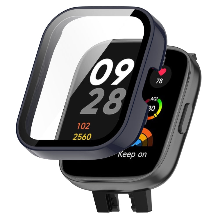 Ink blue integrated tempered film watch protective case for Redmi Watch 3