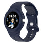 Leather Texture Silicone Integrated Watch Band, For Google Pixel Watch