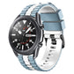 22mm Universal Ocean Style Silicone Two Color Watch Band