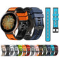 Assorted two-tone silicone watch band colors set, 20/22mm